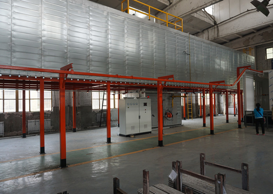 20-25 Minutes Time Powder Coating Curing Oven Steel Substrate