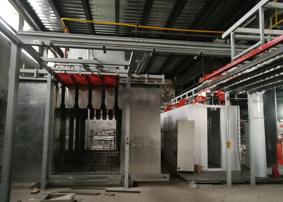 20-25 Minutes Time Powder Coating Curing Oven Steel Substrate