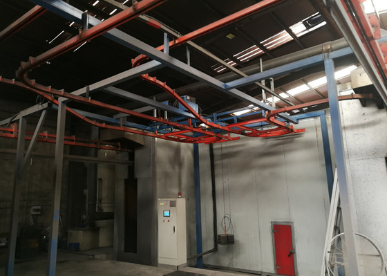 20-25 Minutes Time Powder Coating Curing Oven Steel Substrate